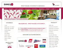 Tablet Screenshot of edimex.cz